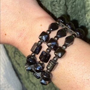 Black Tourmaline Energetic Shield Bracelet